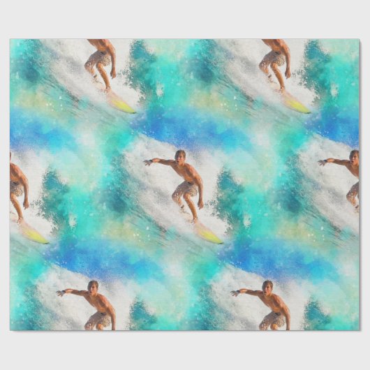 Surfen op 17A-B-opties Verpakkingspapier Cadeaupapier (Vlak)