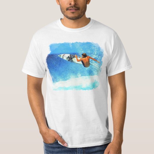 Surfen op 1 Shirt (Voorkant)