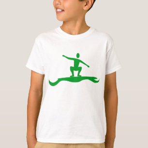 Surfen op afbeelding - Groen gras T-shirt