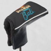  Surfen op Bali Beach Indonesië Golfheadcover (3/4 voorkant)