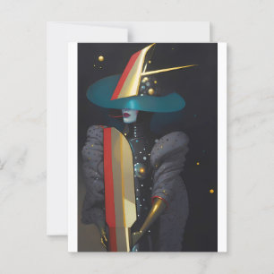 Surfen op de Astro-Heks Briefkaart