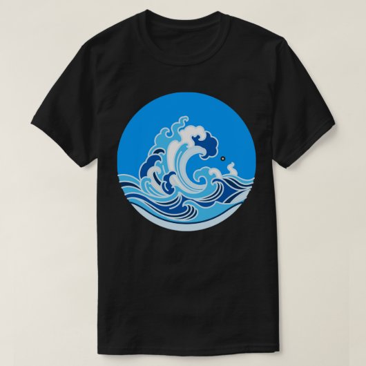 Surfen op de Golfzee T-shirt (Design voorkant)