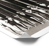 Surfen op de VS met The Long Board op Poster (Hoek)