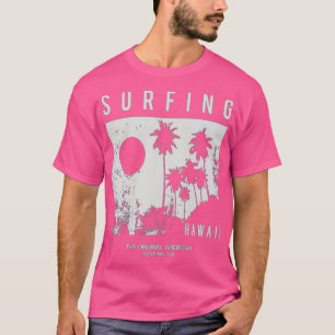 Surfen op hawaii cadeau voor liefde surf t-shirt