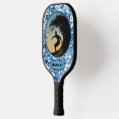 Surfen op oceaangolven pickleball paddle (Links)