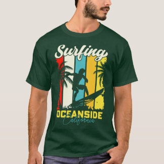 Surfen op Oceanside Californië T-shirt