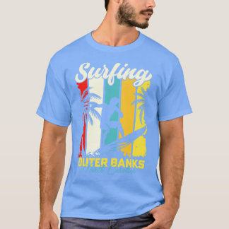 Surfen op Outer Banks North Carolina T-shirt