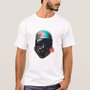 Surfen op straat: een hippie biker's vibe t-shirt