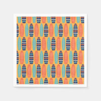 Surfen op surfplanken Oranje blauwe zomerzaterdag