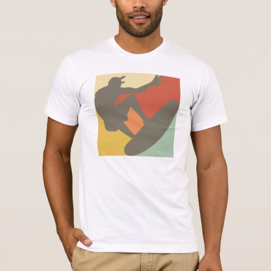Surfen op T-shirt (Voorkant)