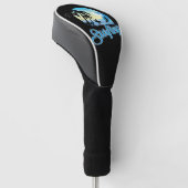 Surfen op Zee strand Golfheadcover (Schuin)