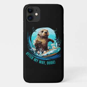 Surfen Otter 841 Otter My Way Dude California Ott iPhone 11 Hoesje