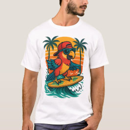 Surfen Parrot Tropical Vibes T-shirt
