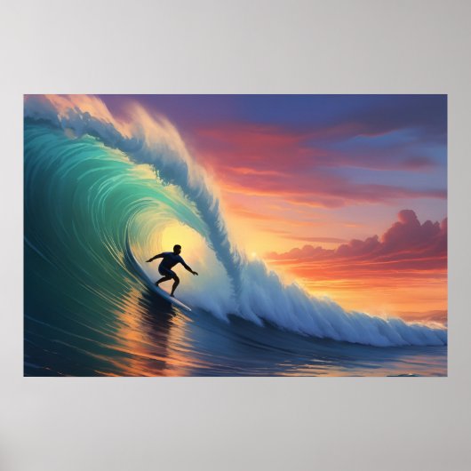 Surfen Poster (Voorkant)