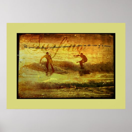 Surfen Poster (Voorkant)