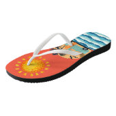 Surfen Retro Flip Flops (Schuin)