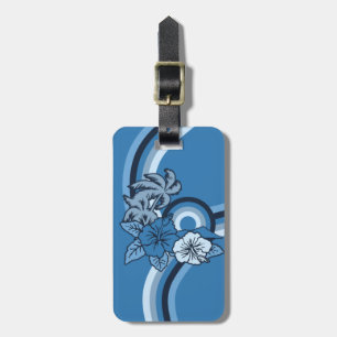 Surfen Safari Hawaiian Retro Bagagelabels