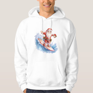 Surfen Santa Hoodie