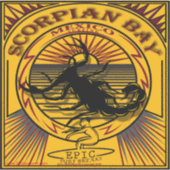 SURFEN SCORPION BAY BAJA MEXICO STICKER (Voorkant)