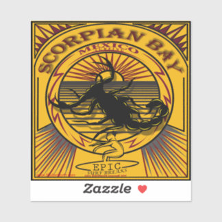 SURFEN SCORPION BAY BAJA MEXICO STICKER