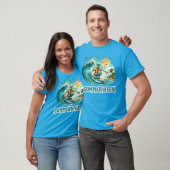 Surfen Skeleton Zomer Tussen Strand Vibes T-shirt (Unisex)