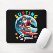 Surfen Squad Kerstmis in juli Santa Hawaiian Fun Muismat (Met muis)