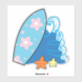Surfen Sticker (Vel)