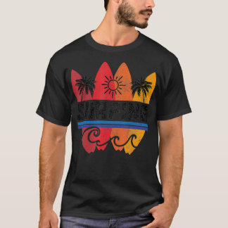 Surfen  Surf Board Beach Vakantie Surfer T-shirt
