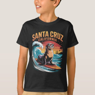 Surfen Surfen 70s 80s Santa Cruz California Retro T-shirt