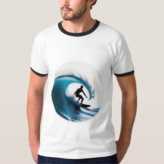 Surfen T-shirt (Voorkant)