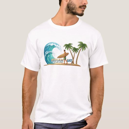 surfen t-shirt (Voorkant)