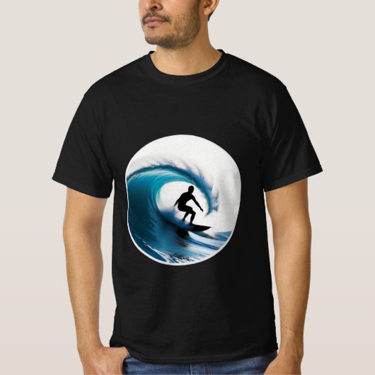 Surfen T-shirt (Voorkant)
