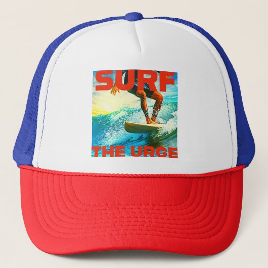 Surfen Trucker Pet (Voorkant)