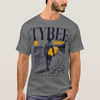 Surfen Tybee Island Georgia Retro Surfer T-shirt