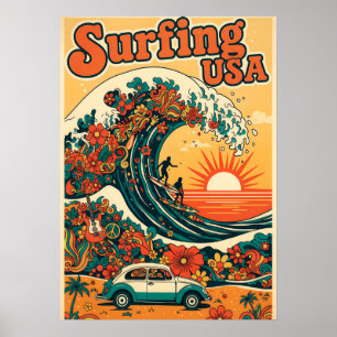 Surfen USA V10 Poster