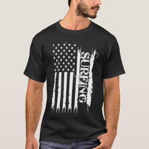 Surfen Verenigde Staten Verontwaardigd Een Amerika T-shirt