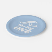 Surfen verjaardag, de grote papieren bordje (Gekanteld)