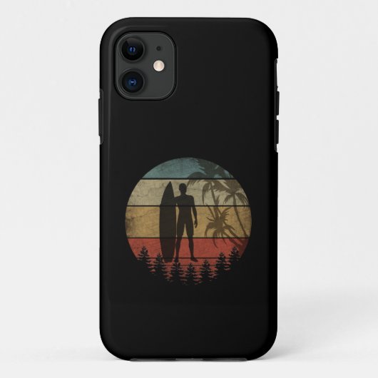 SURFEN VINTAGE Case-Mate iPhone CASE (Achterkant)