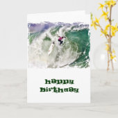 Surfen Wipeout Kaart (Gele Bloem)