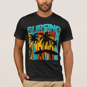 surfen zomer surf vakantie t-shirt