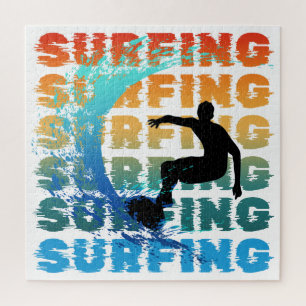 surfen zomer surfer strand surfen oceaan legpuzzel
