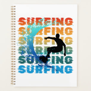 surfen zomer surfer strand surfen oceaan planner