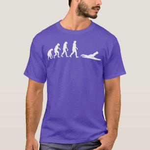 Surfende evolutie t-shirt