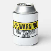 Surfende Gift - Surfer Lover Blikjeskoeler (Blikje Achterkant)