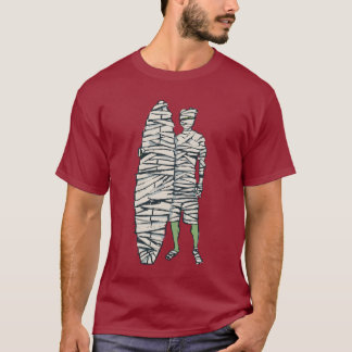 Surfende Halloween Mummy T-shirt