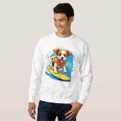 Surfende Hond Trui (Voorkant volledig)