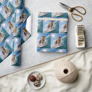 Surfende Labrador Retriever Cadeaupapier