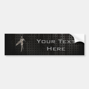 Surfende meid; Koel Bumpersticker