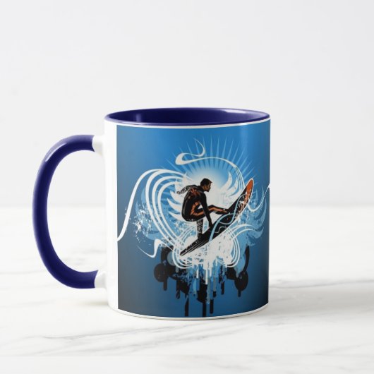 Surfende Mok (Links)