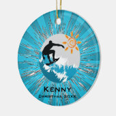 Surfende Ornament (Links)